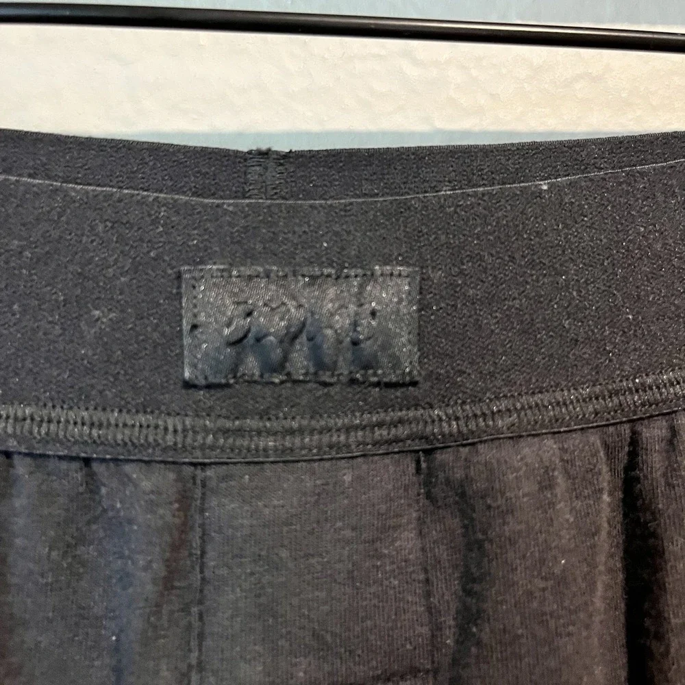SKIMS Boyfriend Loose Lounge Pants ONYX Size XXS Modal Cotton Spandex Blend